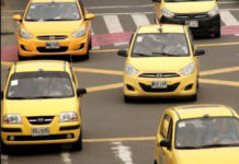 Paro nacional de taxista