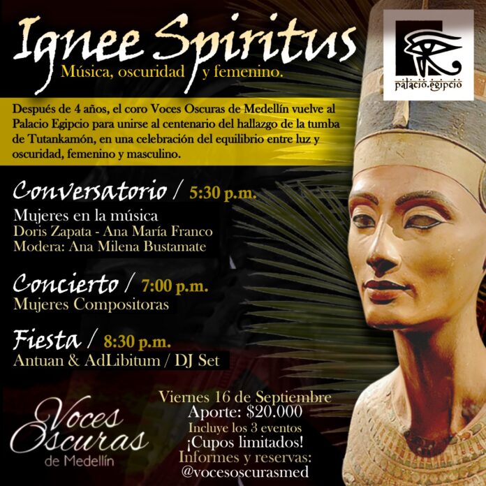 Ignee Spiritus, un espacio de conversación y música coral en Medellín - Medellín Hoy