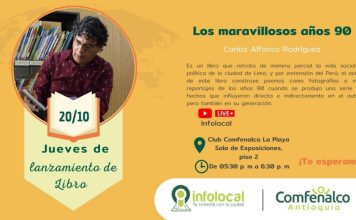 Jueves de lanzamiento de libro: Los maravillosos años 90 - Medellín Hoy