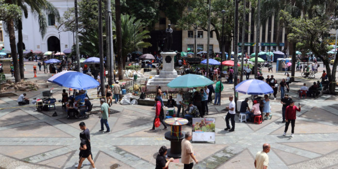 El centro de Medellín