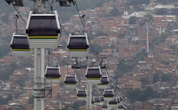 Metrocable para San Antonio