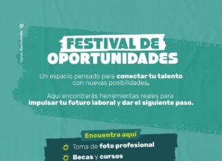 Llega festival con empleo