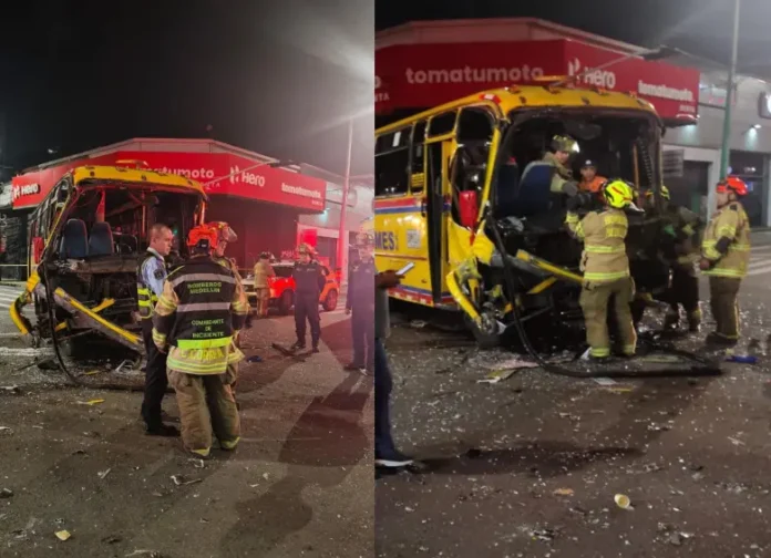 choque de buses