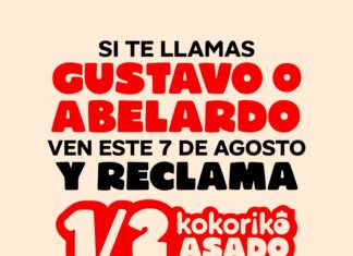 ¿Se llama Gustavo o Abelardo? Kokoriko tiene pollo para usted Kokoriko tiene pollo para usted