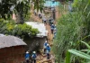 ¡Finaliza evacuación de 73 viviendas en Manrique por riesgo de avenida torrencial! Finaliza evacuación de 73 viviendas