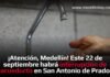 ¡Atención, Medellín! Este 22 de septiembre habrá interrupción de acueducto en San Antonio de Prado